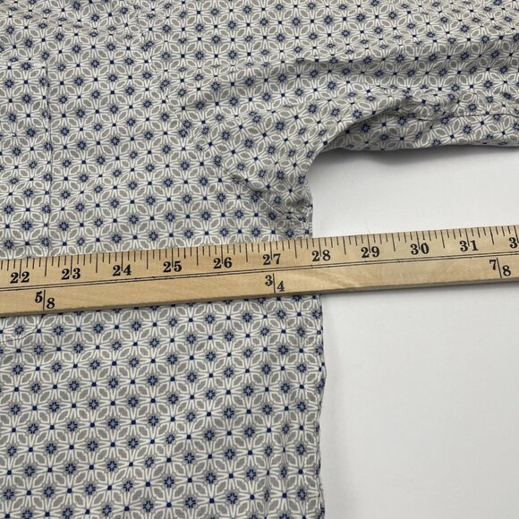 Ariat Western Shirt Men’s 2XL Long Sleeve Geometric Print Button Down Blue Gray - Picture 5 of 11